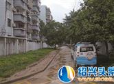 【头条直击】嵊州剡湖街道龙会新村绿化带被车轮碾成泥地…