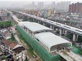 杭绍城际铁路柯桥西站土建主体完成