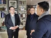 园区新闻|北海街道党工委书记俞科军春节期间莅临金德隆走访调研